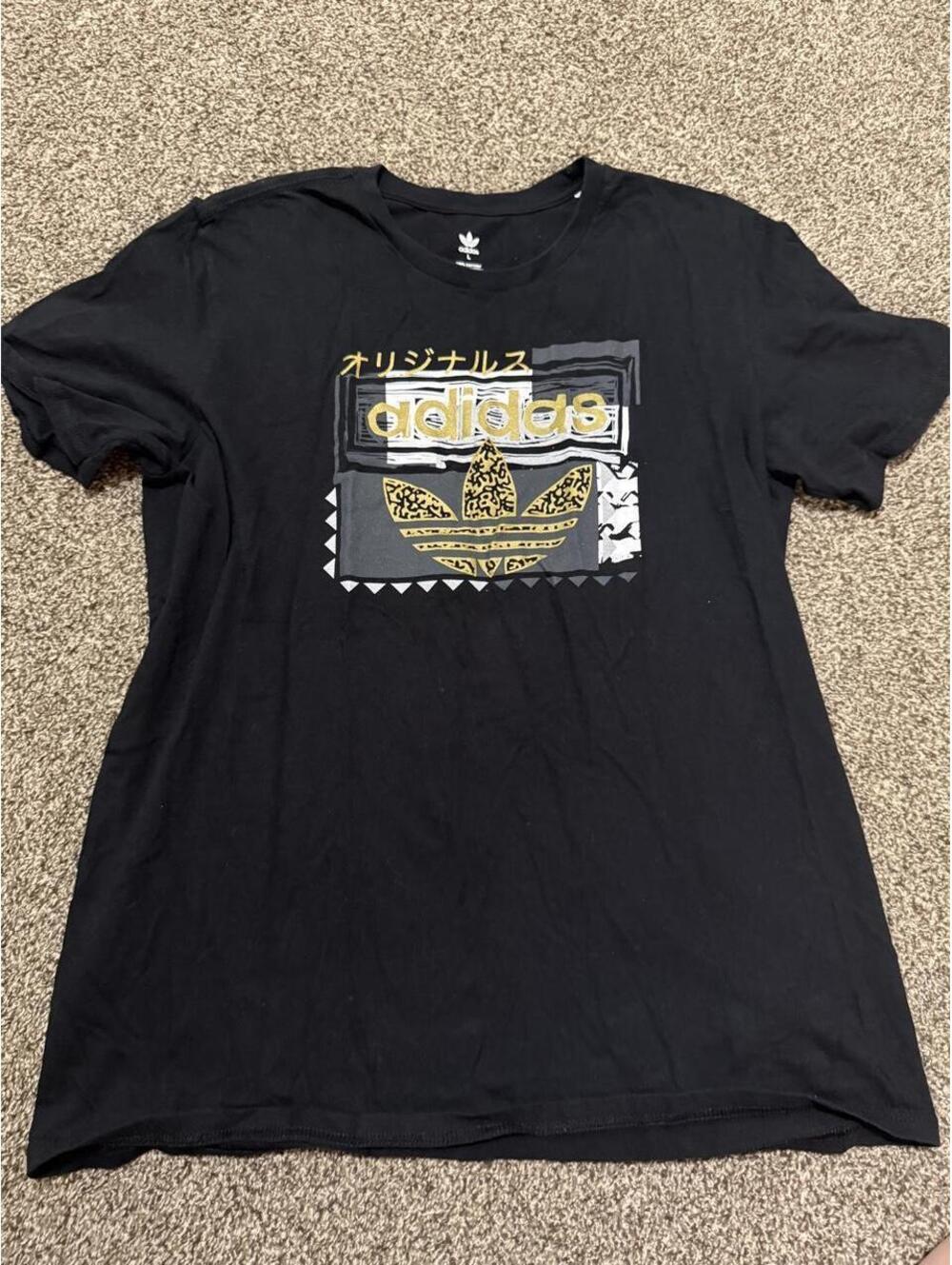 Adidas Originals Men's Black Tshirt